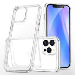 Crystal Clear Shockproof PC + TPU Protective Case, For iPhone 13 mini, For iPhone 13, For iPhone 13 Pro, For iPhone 13 Pro Max, For iPhone 12 mini, For iPhone 12, For iPhone 12 Pro, For iPhone 12 Pro Max, For iPhone 11, For iPhone 11 Pro