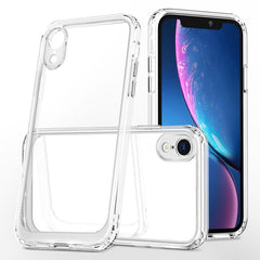 Crystal Clear Shockproof PC + TPU Protective Case, For iPhone 13 mini, For iPhone 13, For iPhone 13 Pro, For iPhone 13 Pro Max, For iPhone 12 mini, For iPhone 12, For iPhone 12 Pro, For iPhone 12 Pro Max, For iPhone 11, For iPhone 11 Pro