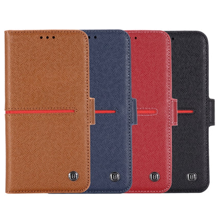 GEBEI Top-grain Leather Horizontal Flip Protective Case with Holder & Card Slots & Wallet & Photo Frame, For iPhone 11, For iPhone 11 Pro, For iPhone 11 Pro Max, For iPhone XS / X, For iPhone XR, For iPhone XS Max