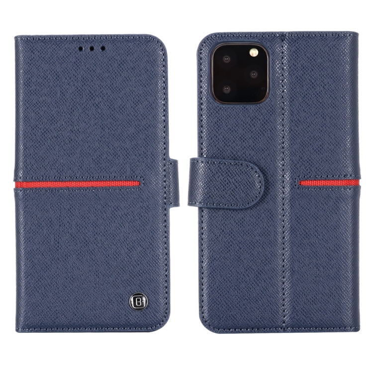 GEBEI Top-grain Leather Horizontal Flip Protective Case with Holder & Card Slots & Wallet & Photo Frame, For iPhone 11, For iPhone 11 Pro, For iPhone 11 Pro Max, For iPhone XS / X, For iPhone XR, For iPhone XS Max