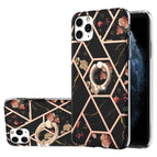Für iPhone 11 Pro Max / Schwarze Blume