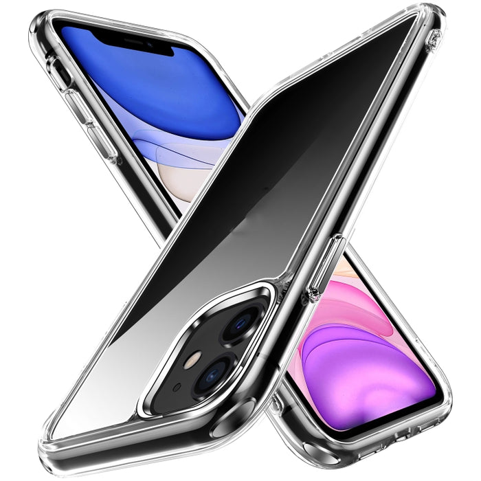 TPU + PC Transparente stoßfeste Schutzhülle, Für iPhone 11, Für iPhone 11 Pro, Für iPhone 11 Pro Max, Für iPhone 12 Pro Max, Für iPhone 12 Pro, Für iPhone 12