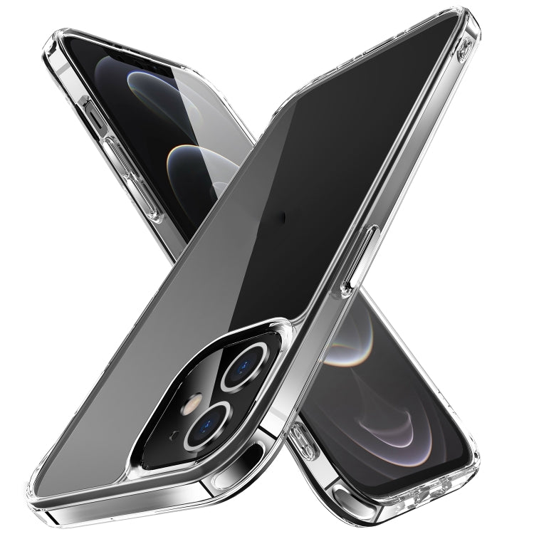 TPU + PC Transparent Shockproof Protective Case, For iPhone 11, For iPhone 11 Pro Max, For iPhone 12 Pro Max, For iPhone 12 Pro, For iPhone 12