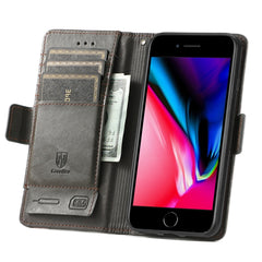 CaseNeo Business Splicing Dual Magnetic Buckle Horizontal Flip PU Leather Case with Holder & Card Slots & Wallet, For iPhone 6, For iPhone 7 / 8 / SE(2020), For iPhone 13, For iPhone 13 Pro Max, For iPhone 13 Mini