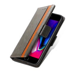 CaseNeo Business Splicing Dual Magnetic Buckle Horizontal Flip PU Leather Case with Holder & Card Slots & Wallet, For iPhone 6, For iPhone 7 / 8 / SE(2020), For iPhone 13, For iPhone 13 Pro Max, For iPhone 13 Mini