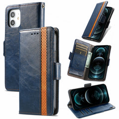 CaseNeo Business Splicing Dual Magnetic Buckle Horizontal Flip PU Leather Case with Holder & Card Slots & Wallet, For iPhone 6, For iPhone 7 / 8 / SE(2020), For iPhone 13, For iPhone 13 Pro Max, For iPhone 13 Mini