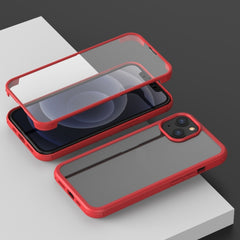 Shockproof TPU + Double-sided Glass Protective Case, For iPhone 13 mini, For iPhone 13, For iPhone 13 Pro, For iPhone 13 Pro Max