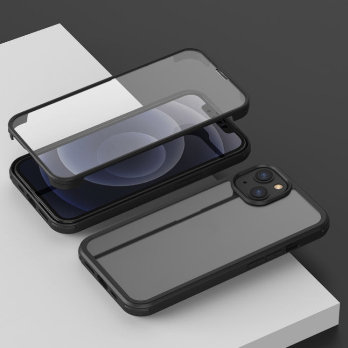 Funda protectora de TPU a prueba de golpes + vidrio de doble cara, para iPhone 13 mini, para iPhone 13, para iPhone 13 Pro, para iPhone 13 Pro Max