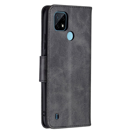 Retro Lambskin Texture Pure Color Horizontal Flip PU Leather Case with Holder & Card Slots & Wallet & Lanyard, For OPPO Realme C21/C20, For OPPO Realme 8 5G/Realme V13 5G