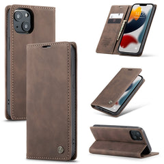 CaseMe-013 Multifunktionale Retro Frosted Horizontal Flip Lederhülle mit Kartenfach &amp; Halter &amp; Geldbörse, Für iPhone 13 mini, Für iPhone 13, Für iPhone 13 Pro, Für iPhone 13 Pro Max