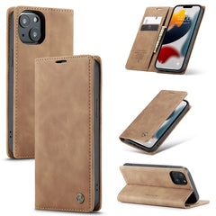 CaseMe-013 Multifunktionale Retro Frosted Horizontal Flip Lederhülle mit Kartenfach &amp; Halter &amp; Geldbörse, Für iPhone 13 mini, Für iPhone 13, Für iPhone 13 Pro, Für iPhone 13 Pro Max