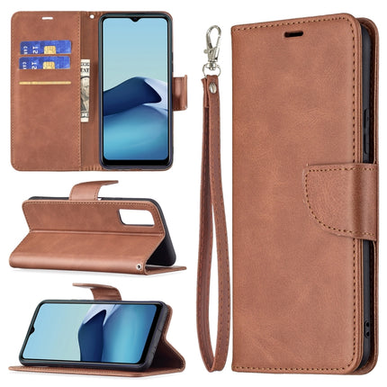 Retro Lambskin Texture Pure Color Horizontal Flip PU Leather Case with Holder & Card Slots & Wallet & Lanyard, For vivo Y20, For vivo Y51 2020 / Y51a / Y51s