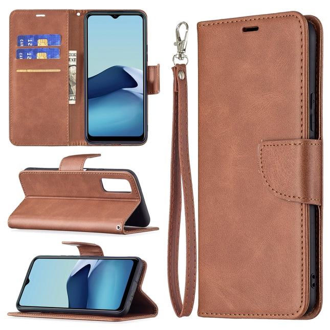 Retro Lambskin Texture Pure Color Horizontal Flip PU Leather Case with Holder & Card Slots & Wallet & Lanyard, For vivo Y20, For vivo Y51 2020 / Y51a / Y51s