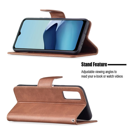 Retro Lambskin Texture Pure Color Horizontal Flip PU Leather Case with Holder & Card Slots & Wallet & Lanyard, For vivo Y20, For vivo Y51 2020 / Y51a / Y51s