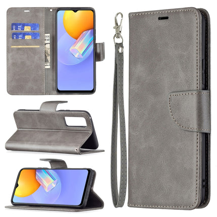 Retro Lambskin Texture Pure Color Horizontal Flip PU Leather Case with Holder & Card Slots & Wallet & Lanyard, For vivo Y20, For vivo Y51 2020 / Y51a / Y51s