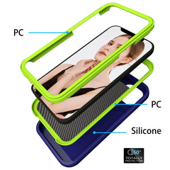 Funda protectora a prueba de golpes de silicona y PC con patrón de ondas 3 en 1, para iPhone 13 mini, para iPhone 13, para iPhone 13 Pro, para iPhone 13 Pro Max