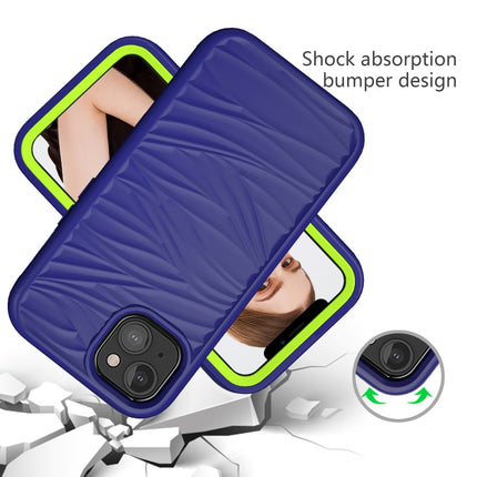 Wave Pattern 3 in 1 Silicone + PC Shockproof Protective Case