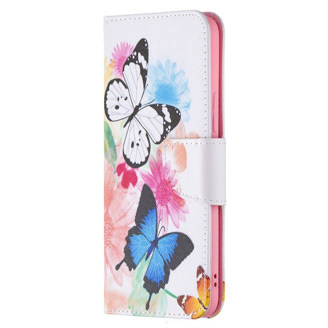 Colored Drawing Pattern Horizontal Flip Leather Case with Holder & Card Slots & Wallet, For vivo V21, For vivo Y11 / Y15 / Y12 / Y17