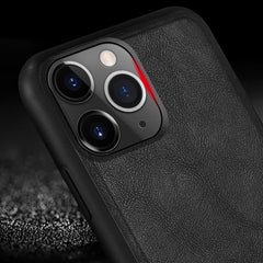 SULADA Shockproof TPU + Handmade Leather Protective Case, For iPhone 11 Pro, For iPhone 11, For iPhone 11 Pro Max