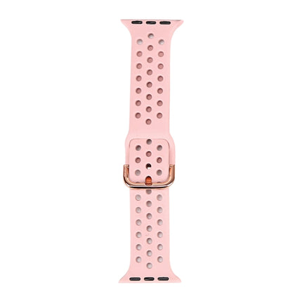 Silicone Replacement Watchband For Apple Watch Series, 7 45mm / 6 & SE & 5 & 4 44mm / 3 & 2 & 1 42mm
