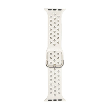 Silicone Replacement Watchband For Apple Watch Series, 7 45mm / 6 & SE & 5 & 4 44mm / 3 & 2 & 1 42mm