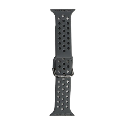Silicone Replacement Watchband For Apple Watch Series, 7 45mm / 6 & SE & 5 & 4 44mm / 3 & 2 & 1 42mm