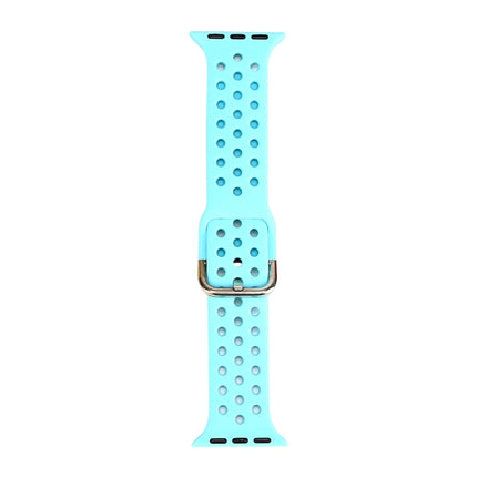 Silicone Replacement Watchband For Apple Watch Series, 7 45mm / 6 & SE & 5 & 4 44mm / 3 & 2 & 1 42mm