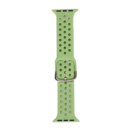 Silicone Replacement Watchband For Apple Watch Series, 7 41mm / 6 & SE & 5 & 4 40mm / 3 & 2 & 1 38mm