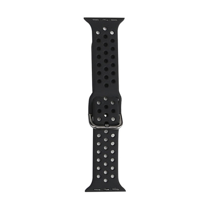 Silicone Replacement Watchband For Apple Watch Series, 7 41mm / 6 & SE & 5 & 4 40mm / 3 & 2 & 1 38mm