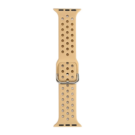 Silicone Replacement Watchband For Apple Watch Series, 7 41mm / 6 & SE & 5 & 4 40mm / 3 & 2 & 1 38mm