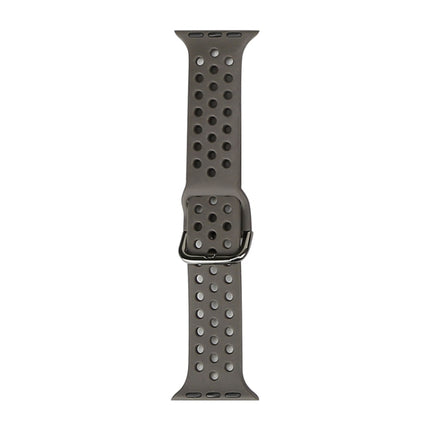 Silicone Replacement Watchband For Apple Watch Series, 7 41mm / 6 & SE & 5 & 4 40mm / 3 & 2 & 1 38mm