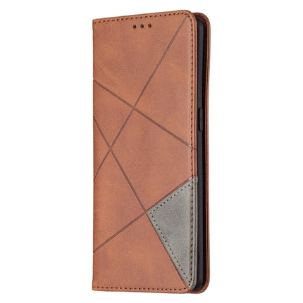 Rhombus Texture Horizontal Flip Magnetic Leather Case with Holder & Card Slots, For OPPO A7, For OPPO A15, For OPPO A54 4G / A55 5G, For OPPO A74 4G / F19 4G
