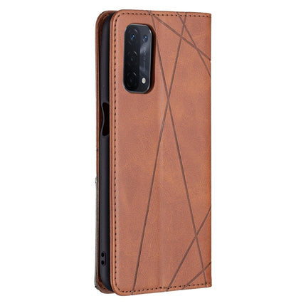 Rhombus Texture Horizontal Flip Magnetic Leather Case with Holder & Card Slots, For OPPO A74 5G / A93 5G / A54 5G, For OPPO A94 4G / Reno 5F / F19 Pro, For OPPO A94 5G / F19 Pro Plus / Reno5 Z 5G, For OPPO Reno5 Pro