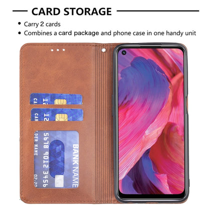 Rhombus Texture Horizontal Flip Magnetic Leather Case with Holder & Card Slots, For OPPO A74 5G / A93 5G / A54 5G, For OPPO A94 4G / Reno 5F / F19 Pro, For OPPO A94 5G / F19 Pro Plus / Reno5 Z 5G, For OPPO Reno5 Pro