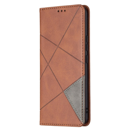 Rhombus Texture Horizontal Flip Magnetic Leather Case with Holder & Card Slots, For vivo V21e 4G, For vivo V21e 5G, For vivo V21, For vivo Y11/Y15/Y12/Y17