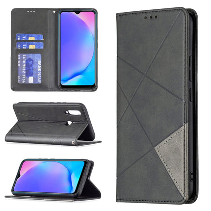 Rhombus Texture Horizontal Flip Magnetic Leather Case with Holder & Card Slots, For vivo V21e 4G, For vivo V21e 5G, For vivo V21, For vivo Y11/Y15/Y12/Y17