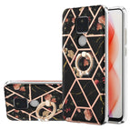For Motorola Moto G Play (2021) / Black Flower