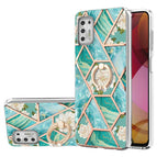 For Motorola Moto G Stylus (2021) / Blue Flower