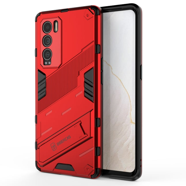 Punk Armor 2 in 1 PC + TPU Shockproof Case with Invisible Holder, For Realme GT Explorer Master, For OPPO Realme GT Explorer Master