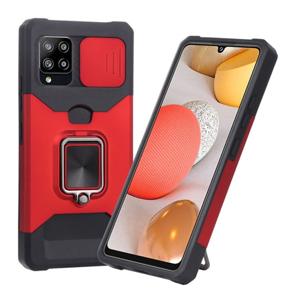 Sliding Camera Cover Design PC + TPU Shockproof Case with Ring Holder & Card Slot, For Google Pixel 5a 5G, For Samsung Galaxy A42 5G, For Samsung Galaxy A72 5G, For Samsung Galaxy Note20 Ultra