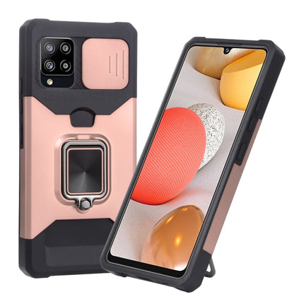 Sliding Camera Cover Design PC + TPU Shockproof Case with Ring Holder & Card Slot, For Google Pixel 5a 5G, For Samsung Galaxy A42 5G, For Samsung Galaxy A72 5G, For Samsung Galaxy Note20 Ultra