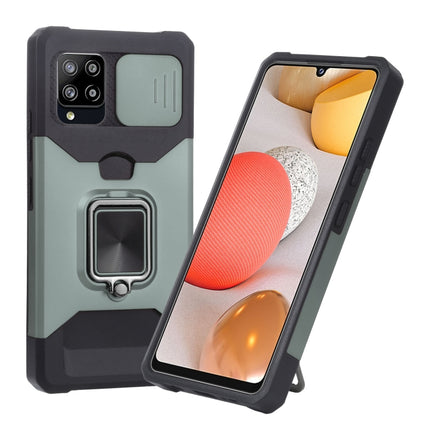 Sliding Camera Cover Design PC + TPU Shockproof Case with Ring Holder & Card Slot, For Google Pixel 5a 5G, For Samsung Galaxy A42 5G, For Samsung Galaxy A72 5G, For Samsung Galaxy Note20 Ultra