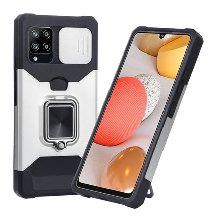 Sliding Camera Cover Design PC + TPU Shockproof Case with Ring Holder & Card Slot, For Google Pixel 5a 5G, For Samsung Galaxy A42 5G, For Samsung Galaxy A72 5G, For Samsung Galaxy Note20 Ultra