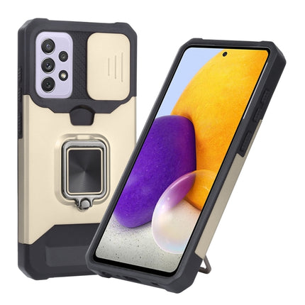 Sliding Camera Cover Design PC + TPU Shockproof Case with Ring Holder & Card Slot, For Google Pixel 5a 5G, For Samsung Galaxy A42 5G, For Samsung Galaxy A72 5G, For Samsung Galaxy Note20 Ultra
