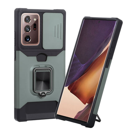 Sliding Camera Cover Design PC + TPU Shockproof Case with Ring Holder & Card Slot, For Google Pixel 5a 5G, For Samsung Galaxy A42 5G, For Samsung Galaxy A72 5G, For Samsung Galaxy Note20 Ultra