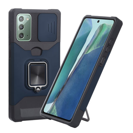 Sliding Camera Cover Design PC + TPU Shockproof Case with Ring Holder & Card Slot, For Samsung Galaxy S21 5G, For Samsung Galaxy S21+ 5G, For Samsung Galaxy Note20
