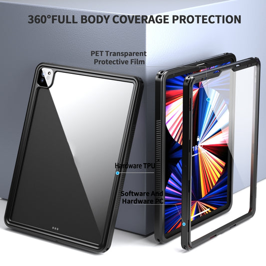 RedPepper Shockproof Waterproof PC + PET + TPU Protective Case, For iPad Pro 12.9 2022 / 2021