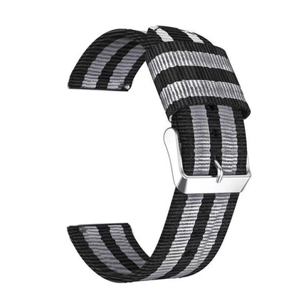 For Samsung Galaxy Watch4 40/44mm & Watch4 Classic 42/46mm Split Nylon Replacement Strap Watchband