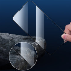 ROCK SPACE 2 PCS 0.33mm Full Screen HD Antistatic Tempered Glass Film, For iPhone 13 mini (2pcs), For iPhone 13 (2pcs), For iPhone 13 Pro (2pcs), For iPhone 13 Pro Max (2pcs)