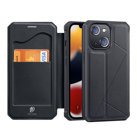 DUX DUCIS New Skin X Series PU + TPU Horizontal Flip Leather Case with Holder & Card Slots, For iPhone 13 mini, For iPhone 13, For iPhone 13 Pro, For iPhone 13 Pro Max